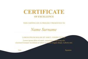 Creative Certificate of Appreciation Award Template vector