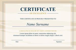 Creative Certificate of Appreciation Award Template vector