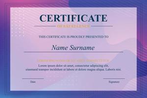 Creative Certificate of Appreciation Award Template vector