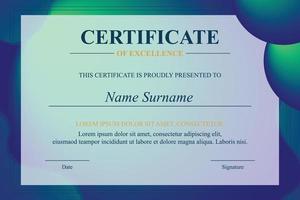 Creative Certificate of Appreciation Award Template vector