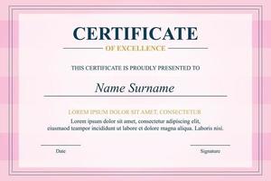 Creative Certificate of Appreciation Award Template vector