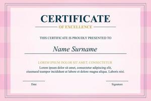 Creative Certificate of Appreciation Award Template vector