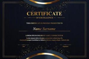 Creative Certificate of Appreciation Award Template vector