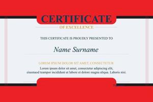 Creative Certificate of Appreciation Award Template vector