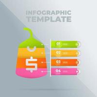 Vector infographic design template with options or steps