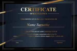 Creative Certificate of Appreciation Award Template vector