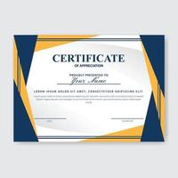 Creative Certificate of Appreciation Award Template vector