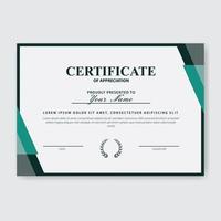 Creative Certificate of Appreciation Award Template vector