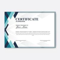 Creative Certificate of Appreciation Award Template vector