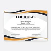 Creative Certificate of Appreciation Award Template vector