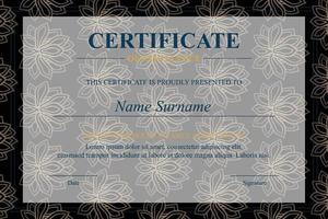 Creative Certificate of Appreciation Award Template vector