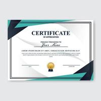 Creative Certificate of Appreciation Award Template vector