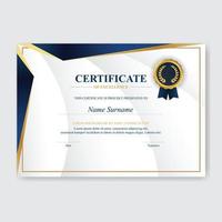 Creative Certificate of Appreciation Award Template vector