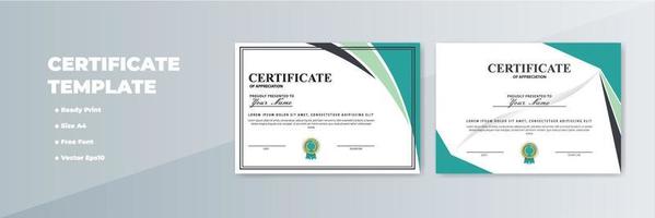 Creative Certificate of Appreciation Award Template vector