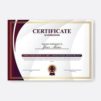 Creative Certificate of Appreciation Award Template vector