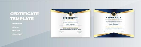 Creative Certificate of Appreciation Award Template vector