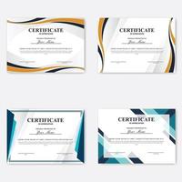 Creative Certificate of Appreciation Award Template vector