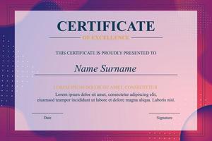 Creative Certificate of Appreciation Award Template vector