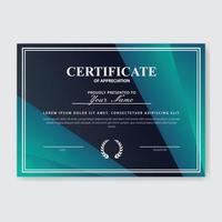 Creative Certificate of Appreciation Award Template vector