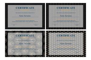 Creative Certificate of Appreciation Award Template vector