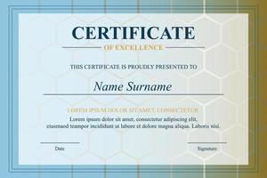 Creative Certificate of Appreciation Award Template vector