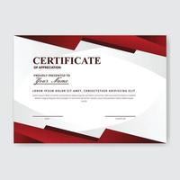 Creative Certificate of Appreciation Award Template vector