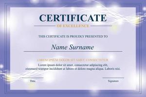 Creative Certificate of Appreciation Award Template vector