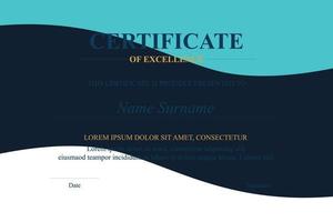 Creative Certificate of Appreciation Award Template vector