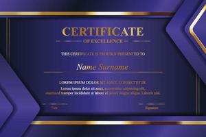 Creative Certificate of Appreciation Award Template vector