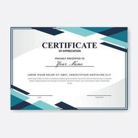 Creative Certificate of Appreciation Award Template vector