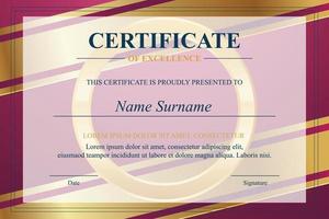 Creative Certificate of Appreciation Award Template vector