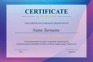 Creative Certificate of Appreciation Award Template vector