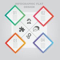 Business data visualization. Process chart. Abstract elements of graph, diagram with steps, options, parts or processes. Vector business template for presentation. Creative concept for infographic.