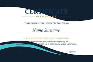 Creative Certificate of Appreciation Award Template vector