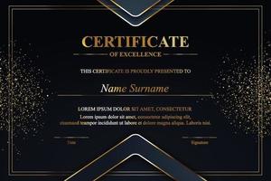 Creative Certificate of Appreciation Award Template vector