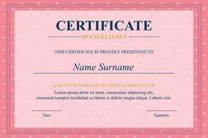 Creative Certificate of Appreciation Award Template vector