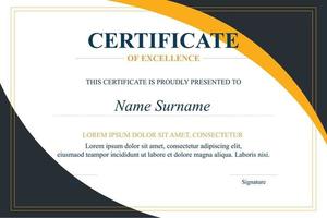 Creative Certificate of Appreciation Award Template vector