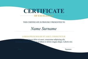 Creative Certificate of Appreciation Award Template vector