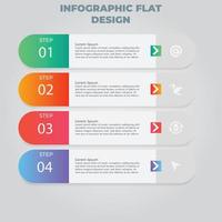 Business data visualization. Process chart. Abstract elements of graph, diagram with steps, options, parts or processes. Vector business template for presentation. Creative concept for infographic.