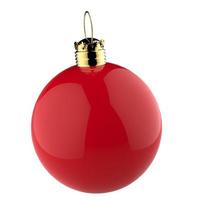 Empty Christmas ornament photo