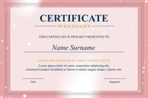 Creative Certificate of Appreciation Award Template vector