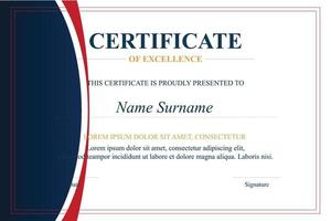 Creative Certificate of Appreciation Award Template vector