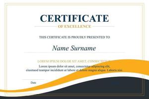 Creative Certificate of Appreciation Award Template vector