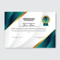 Creative Certificate of Appreciation Award Template vector