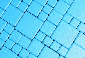 Steel blue cube mesh metal plate background photo