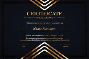 Creative Certificate of Appreciation Award Template vector