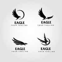 vector de diseño de logotipo de águila. adecuado para el logotipo de su empresa