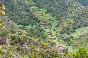 Mountains and roads on the island of Tenerife. photo