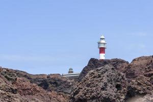 Mirador Punta de teno lighthouse on the Western Cape of Tenerife, Canary Islands, Spain. photo