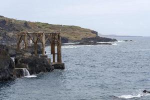 Old loading dock of Garachico, village in the north of Tenerife. photo